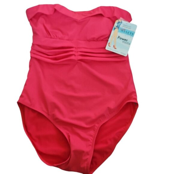 SPANX Other - Spanx Asset by Sara Blakely Medium Pink Strapless Convertible Swimsuit NEW